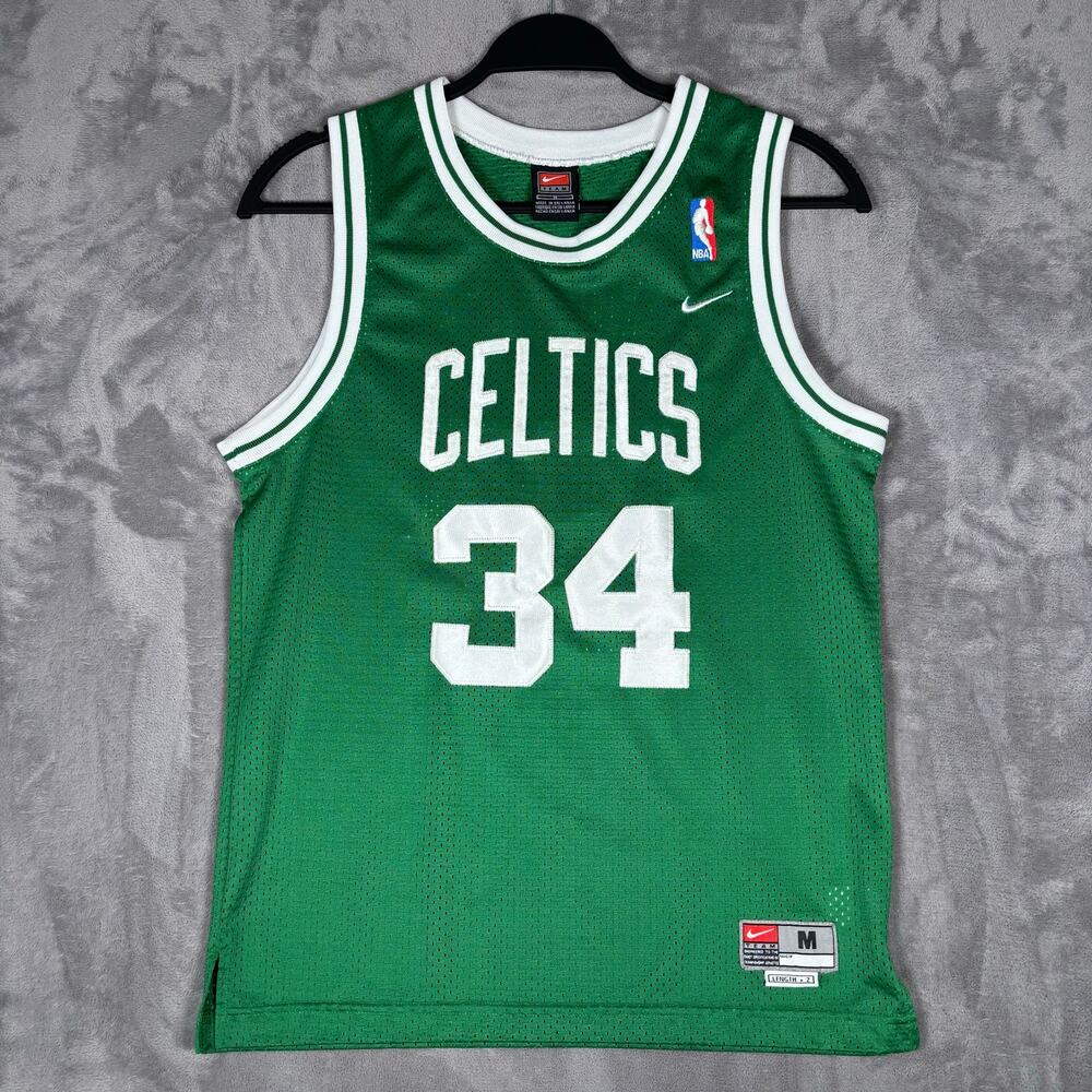 Vintage Nike Team Paul Pierce #34 Boston Celtics Youth M Swingman Jersey NBA